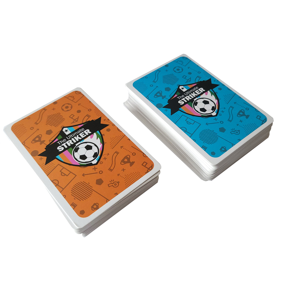 Striker kaartspel oranje en blauwe deck